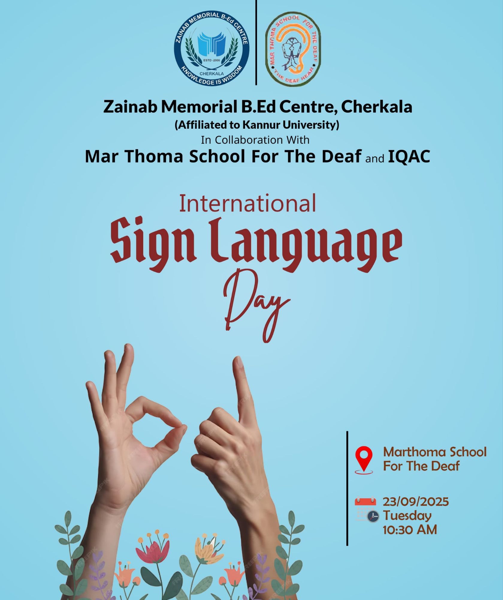 Report on Sign Language Day