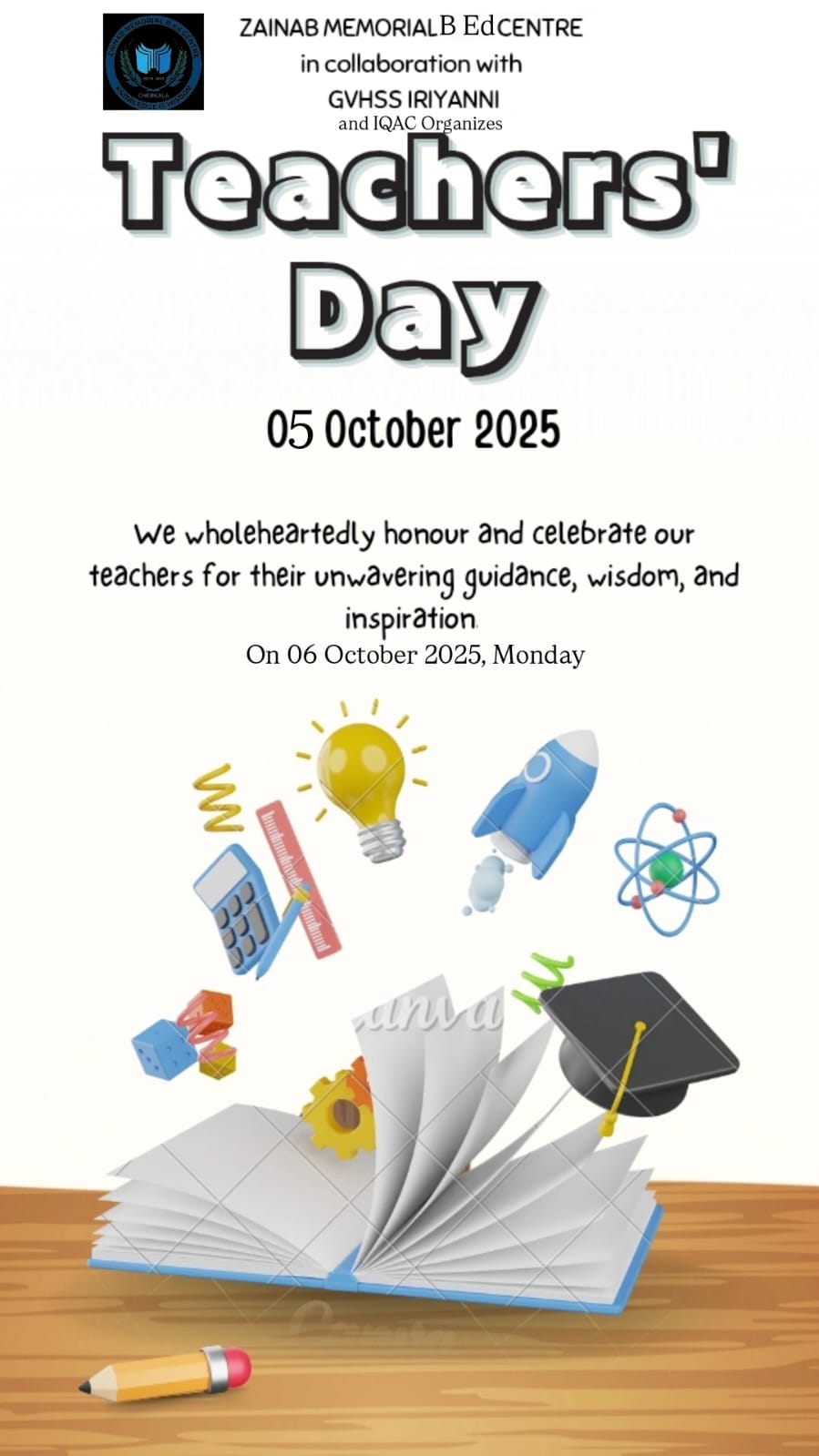 World Teachers’ Day: ” GVHSS IRIYANNI”